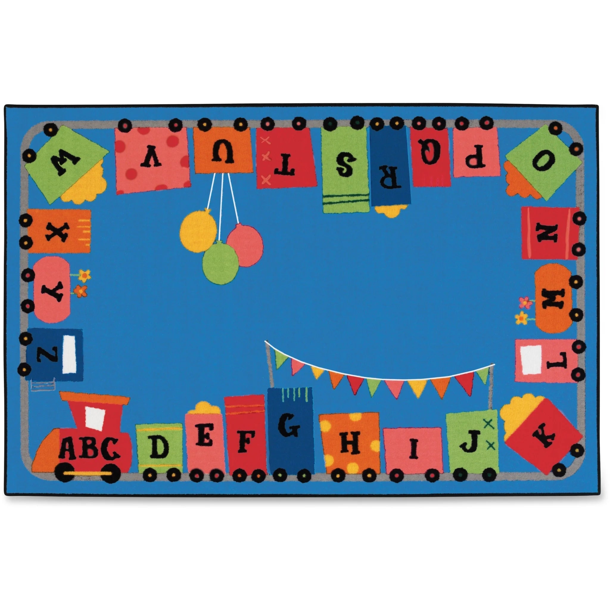 Carpets for Kids® Alphabet Rug - 12 ft x 96’’ - Assorted Colors - Rugs & Mats