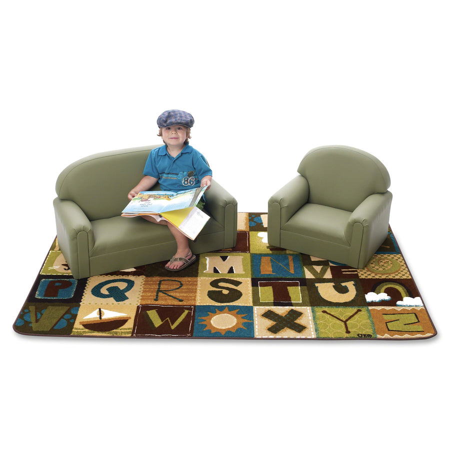 Carpets for Kids&reg; KIDSoft™ Toddler Alpha Blocks Nature Rug - Alternate-Image2