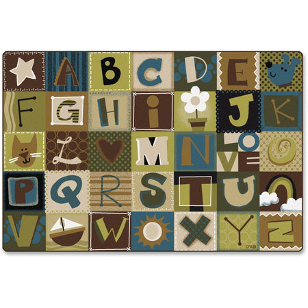 Carpets for Kids® KIDSoft™ Toddler Alpha Blocks Nature Rug - Educational Alphabet - Rugs & Mats