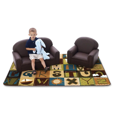 Carpets for Kids® KIDSoft™ Toddler Alpha Blocks Nature Rug - Educational Alphabet - Rugs & Mats