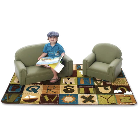 Carpets for Kids® KIDSoft™ Toddler Alpha Blocks Nature Rug - Educational Alphabet - Rugs & Mats