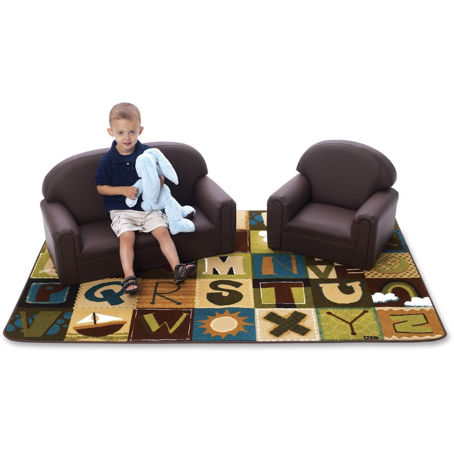 Carpets for Kids&reg; KIDSoft™ Toddler Alpha Blocks Nature Rug - Alternate-Image2