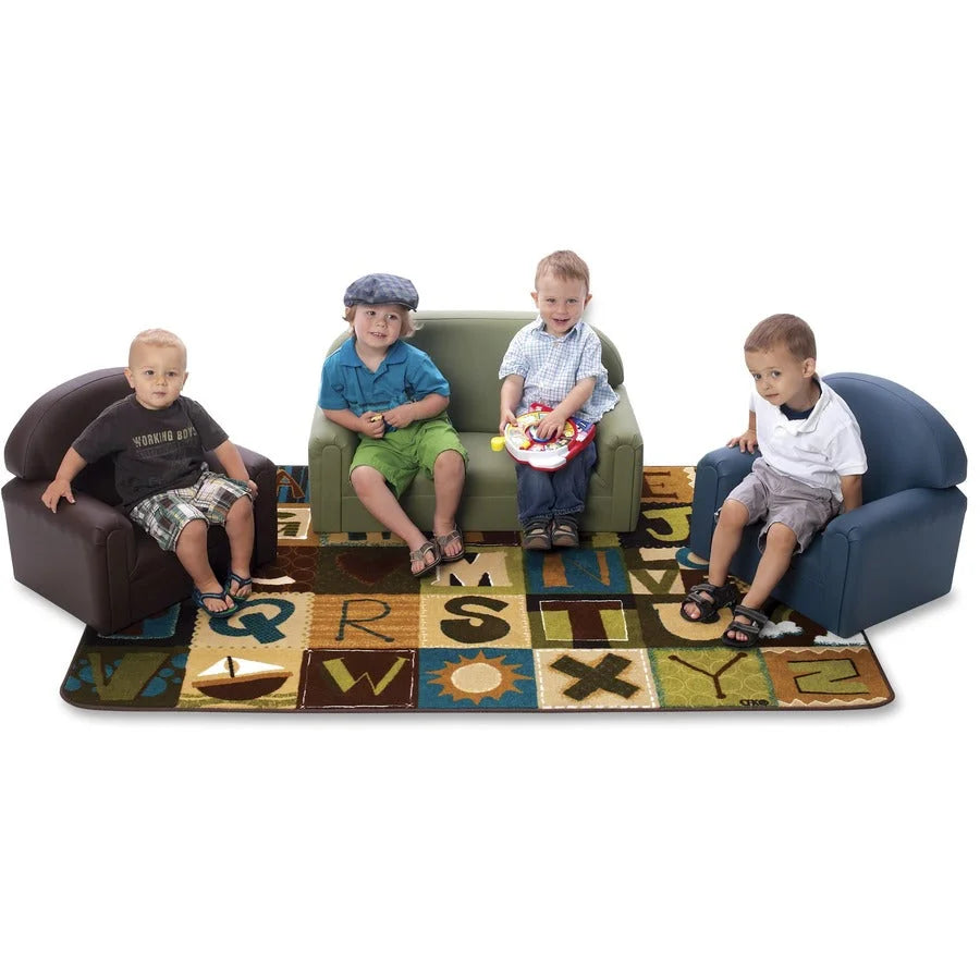 Carpets for Kids® KIDSoft™ Toddler Alpha Blocks Nature Rug - Educational Alphabet - Rugs & Mats