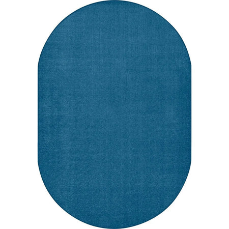 Carpets for Kids® Navy Oval Mt. St. Helens Carpet Rug - Rugs & Mats