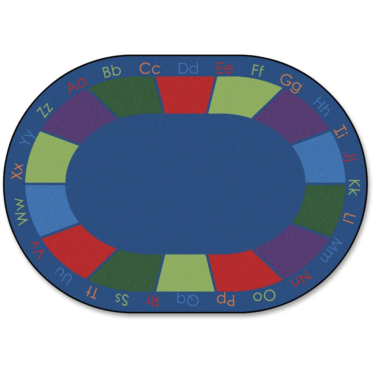 Carpets for Kids® Premium Colorful Places Oval Sitting Rug - Vibrant 11.67 ft x 99’’ - Rugs & Mats