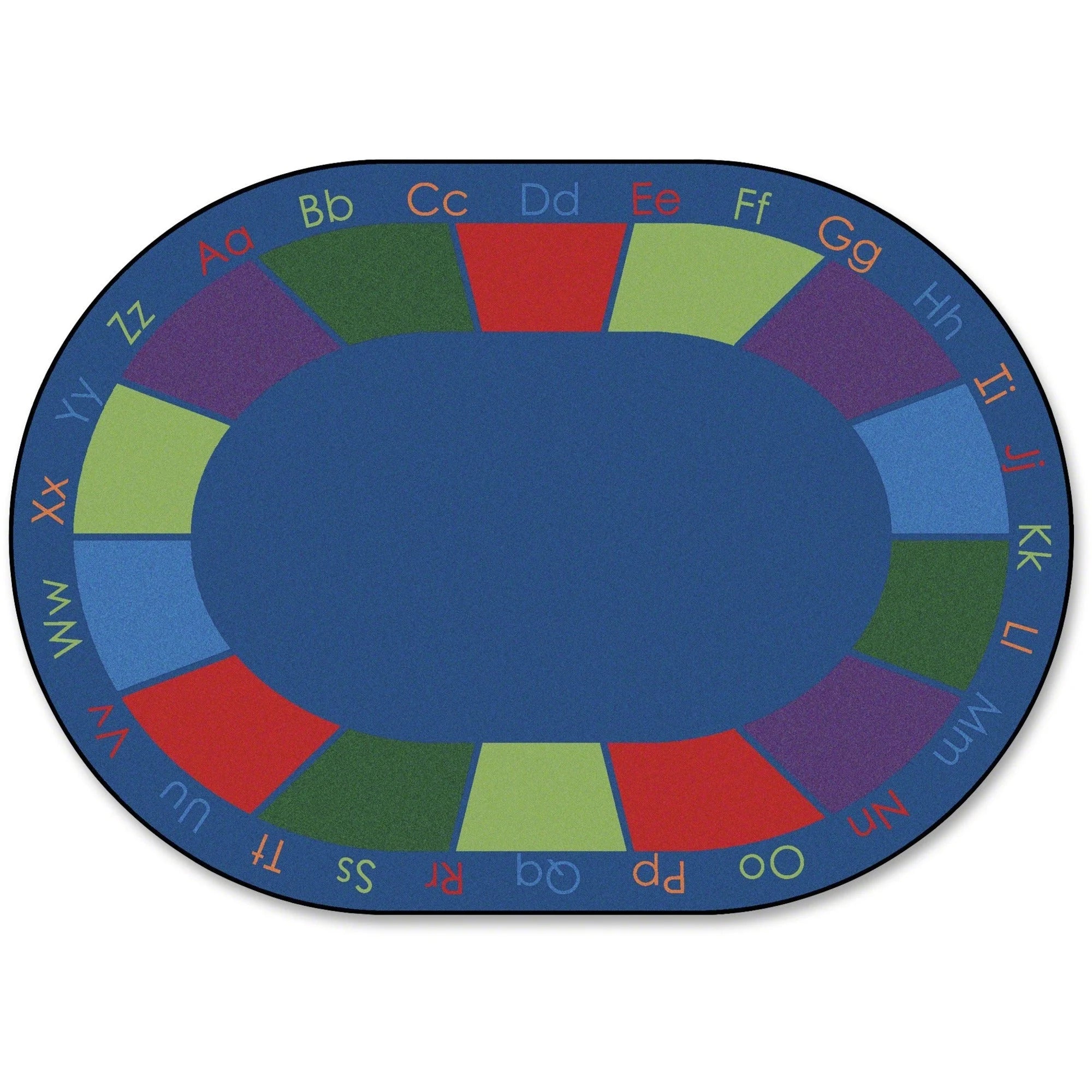 Carpets for Kids® Premium Colorful Places Oval Sitting Rug - Vibrant 11.67 ft x 99’’ - Rugs & Mats