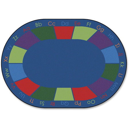 Carpets for Kids® Premium Colorful Places Oval Sitting Rug - Vibrant 11.67 ft x 99’’ - Rugs & Mats