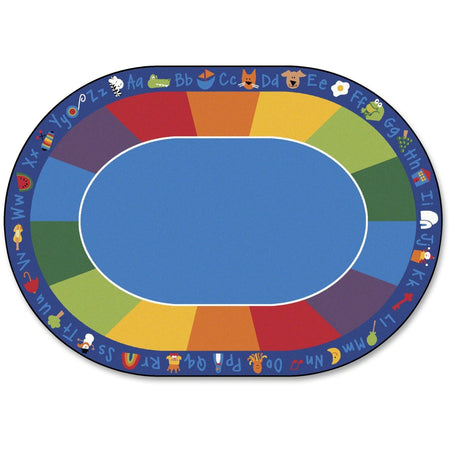 Carpets for Kids® Premium Fun With Phonics Oval Seating Rug - Educational Kids - Rugs & Mats