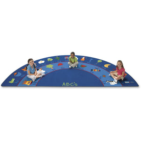 Carpets for Kids® Premium Fun With Phonics Semi-Circle Rug - Educational & Vibrant - Rugs Mats