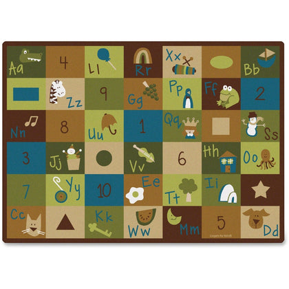 Carpets for Kids® Premium Learning Blocks Nature Design Rug - Educational Kids - Rugs & Mats