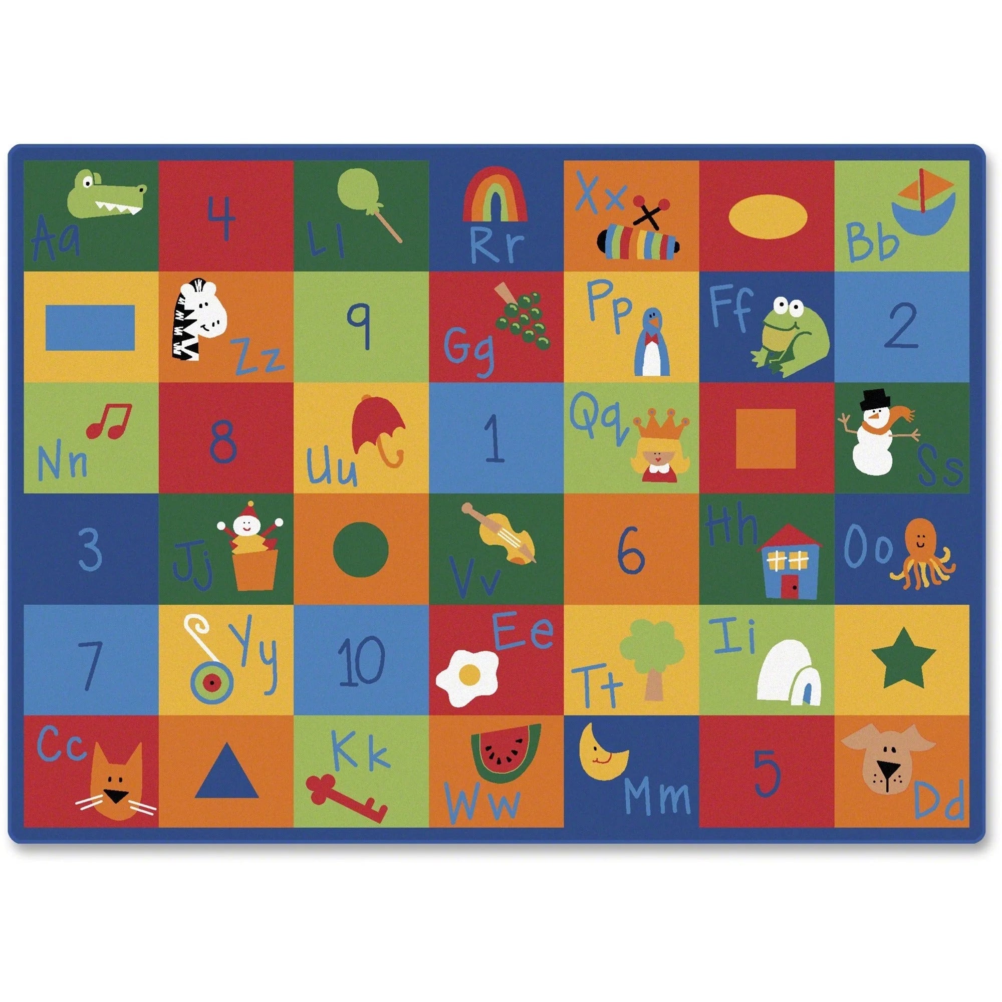 Carpets for Kids® Premium Learning Blocks Rectangle Rug - Educational Kids - Rugs & Mats