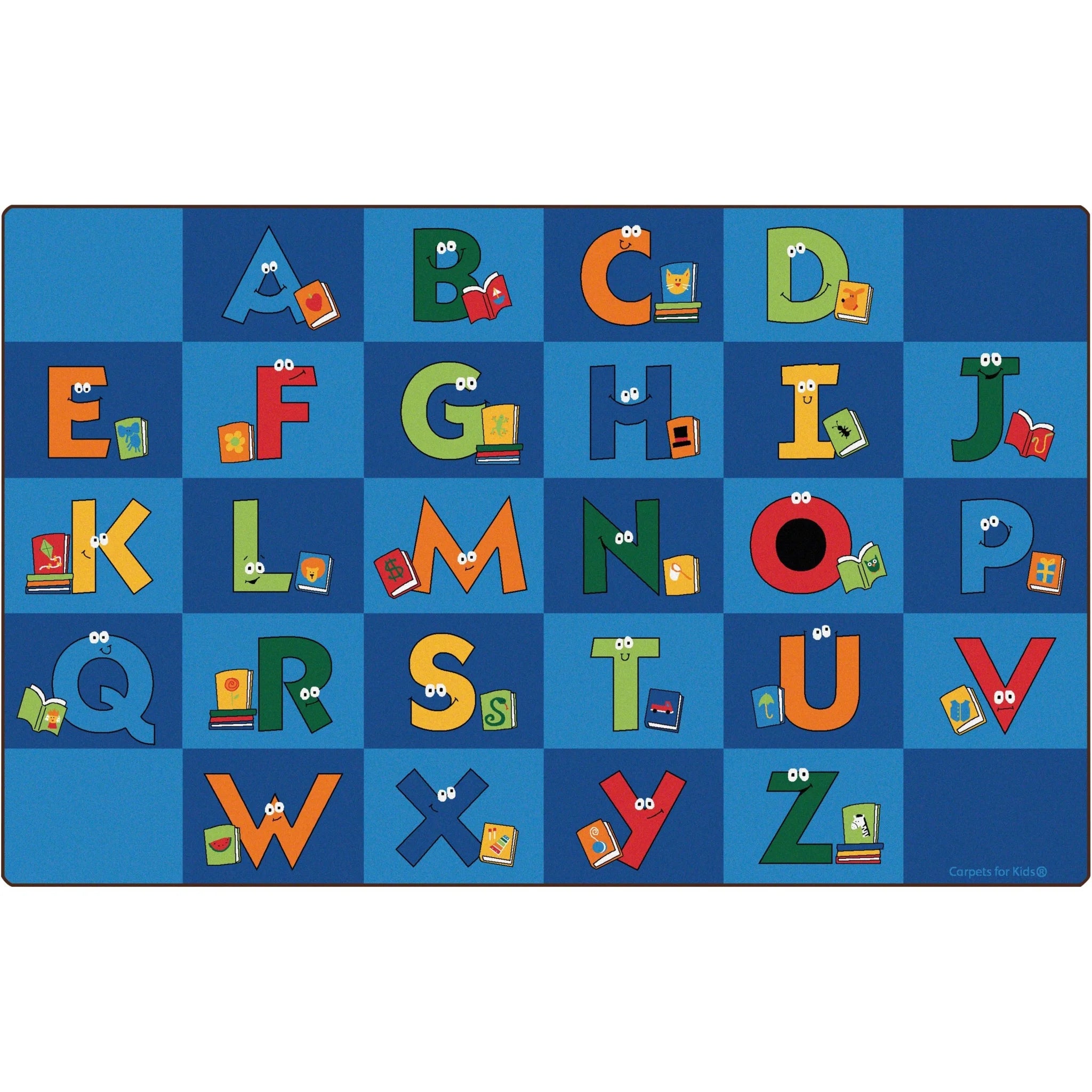 Carpets for Kids® Premium Reading Letters Library Rug - Educational 12ft x 90’’ - Rugs & Mats