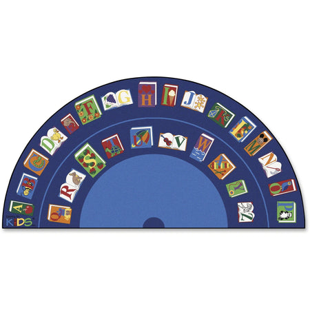 Carpets for Kids® Premium Reading Semi-Circle Rug - 13.33 ft x 80’’ - By The Book Seating - Rugs & Mats