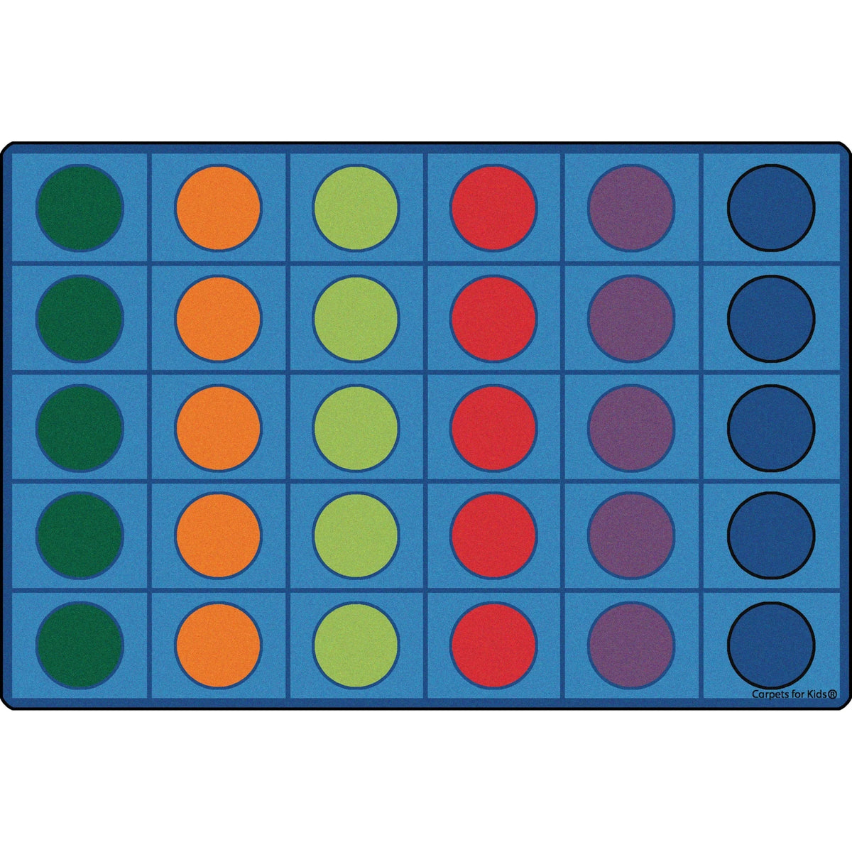 Carpets for Kids® Premium Seating Circles Circletime Rug - 12 ft x 90’’ Area - Rugs & Mats