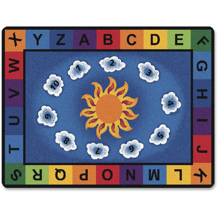 Carpets for Kids® Premium Sunny Day Learn/Play Rectangle Rug - Educational Kids - Rugs & Mats