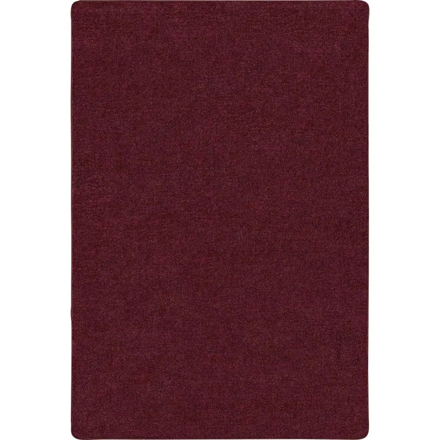 Carpets for Kids® Solid Color Mt. St. Helens 6’x9’ Rug - Cranberry Kids - Rugs & Mats