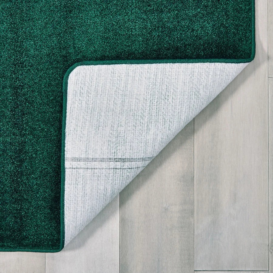 Carpets for Kids® Solid Color Mt. St. Helens 6’x9’ Rug - Emerald Green - Rugs & Mats