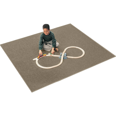 Carpets for Kids® Solid Color Mt. St. Helens 6’x9’ Rug - Mocha - Rugs & Mats