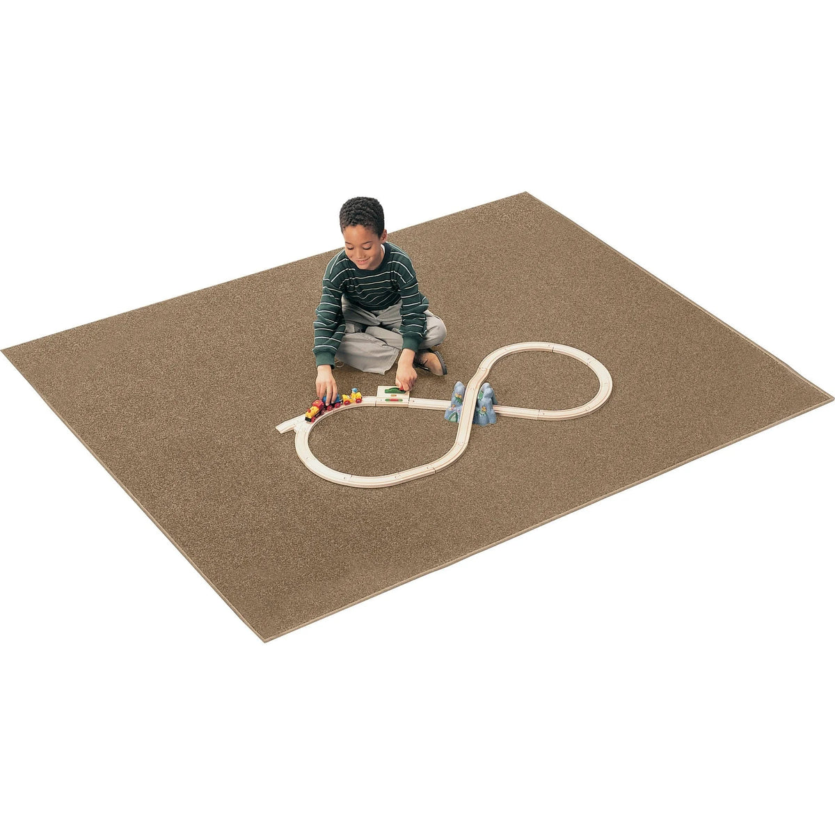 Carpets for Kids® Solid Color Mt. St. Helens 6’x9’ Rug - Sahara Theme - Rugs & Mats