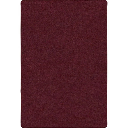 Carpets for Kids® Solid Color Mt. St. Helens Carpet Rug - Cranberry Nylon Yarn - Rugs & Mats