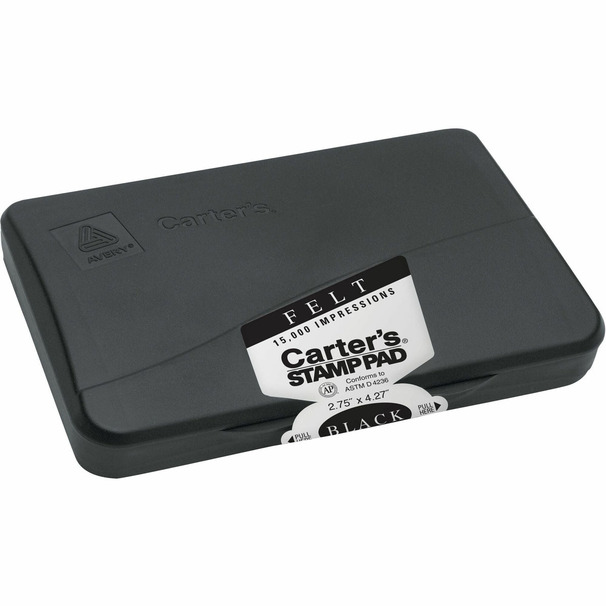 Carter's&reg; Felt Black Stamp Pad, 2.75" x 4.27" (21081) - 2000
