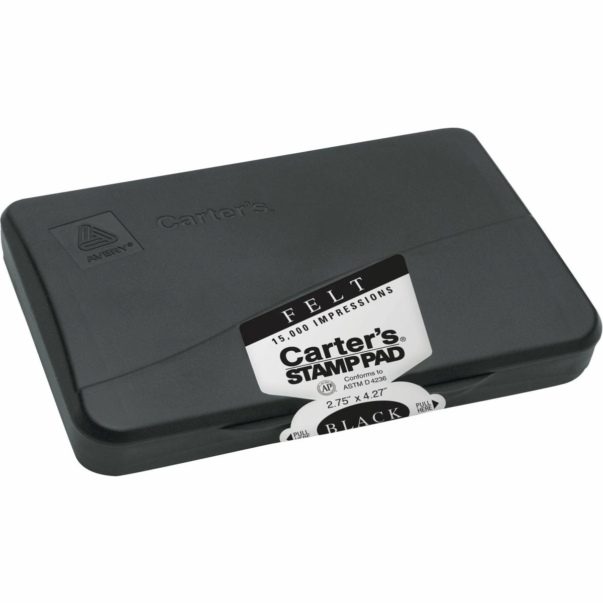 Carter’s® Felt Black Stamp Pad: High-Quality Ink Pad for Crafting - Pads & Accessories