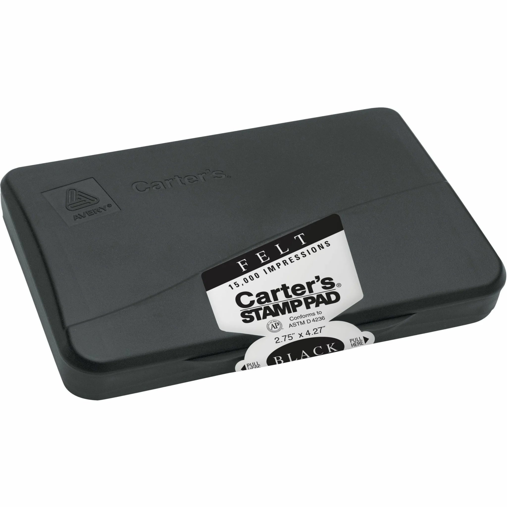 Carter’s® Felt Black Stamp Pad: High-Quality Ink Pad for Crafting - Pads & Accessories