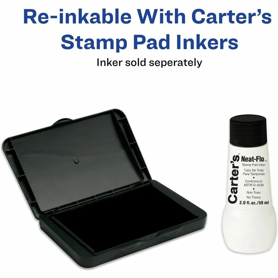 Carter’s® Felt Black Stamp Pad: High-Quality Ink Pad for Crafting - Pads & Accessories
