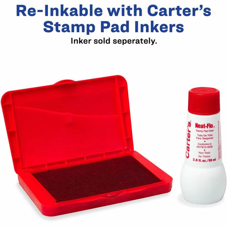 Carter’s® Felt Red Stamp Pad: Vibrant Ink for Imprints - Pads & Accessories