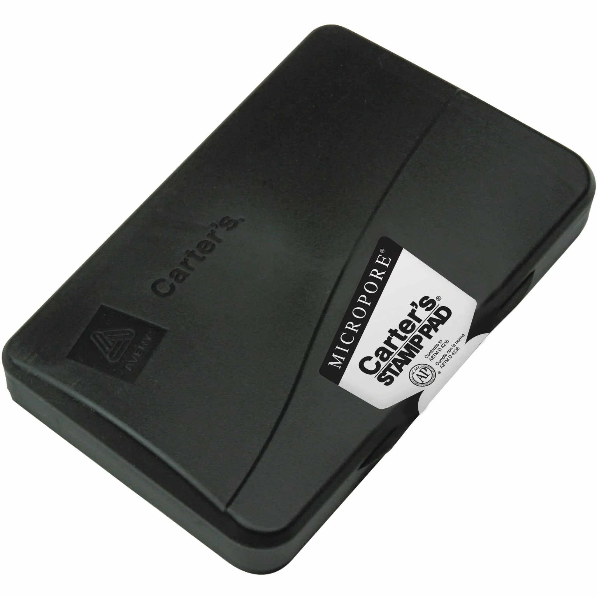 Carter’s® Micropore® Black Stamp Pad: 3.2’’ x 6.1’’ Ink - Pads & Accessories