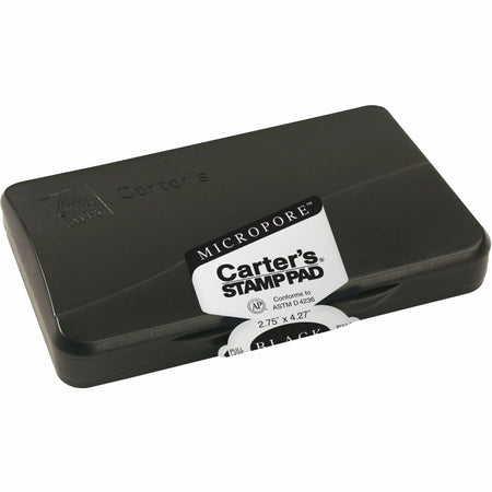 Carter’s® Micropore® Black Stamp Pad: High-Quality Ink Pad - Pads & Accessories