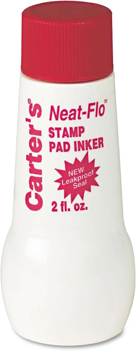 Carter’s Stamp Pad Inker: Red Ink 2 fl oz - 1 Each - & Refills