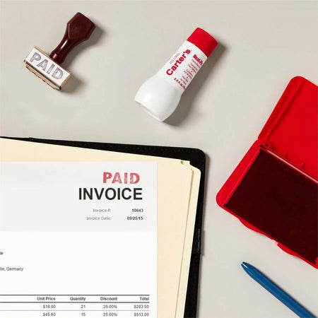 Carter’s Stamp Pad Inker: Red Ink 2 fl oz - 1 Each - & Refills