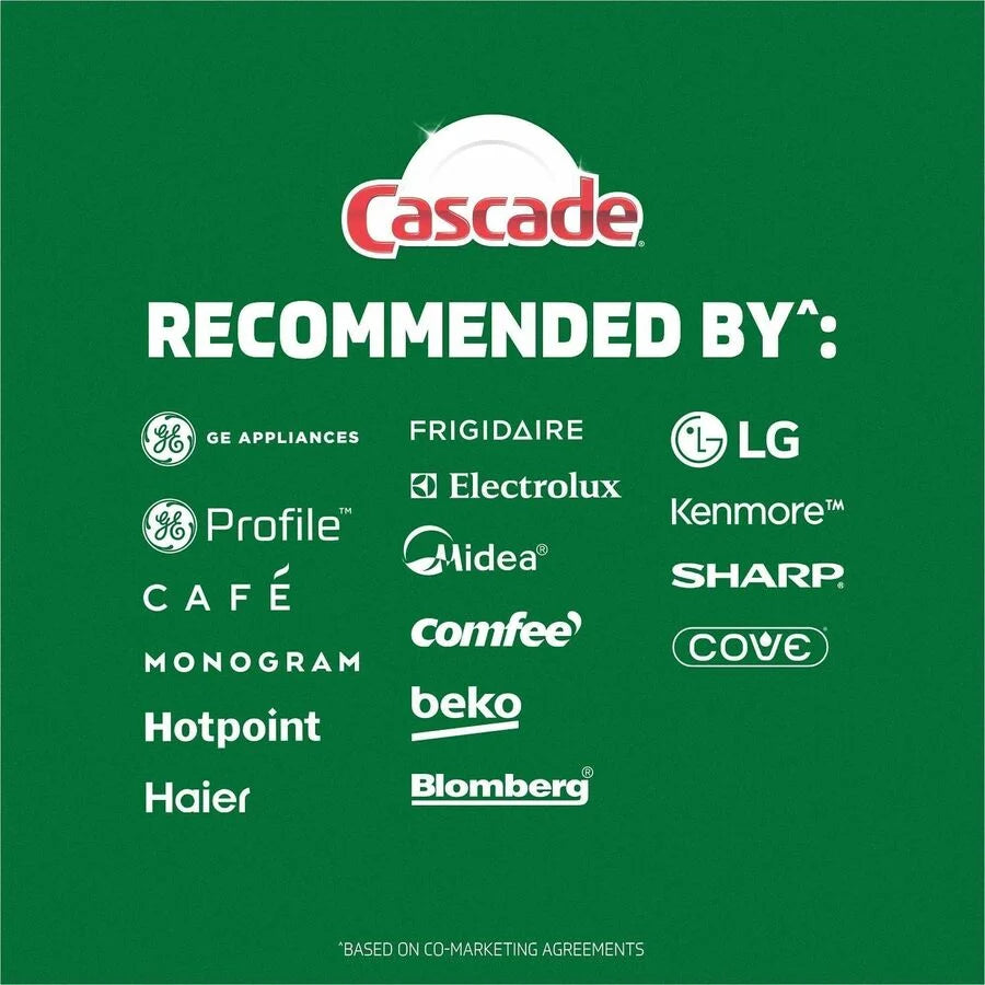Cascade Complete ActionPacs: Dishwasher Pods for Grease Grime Food & Residue - 33/Bag - Dish/Dishwasher Detergents