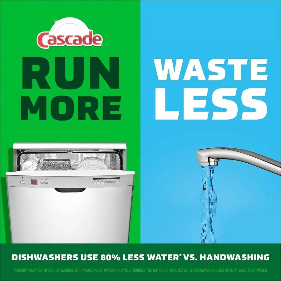 Cascade Complete ActionPacs: Dishwasher Pods for Grease Grime Food & Residue - 33/Bag - Dish/Dishwasher Detergents