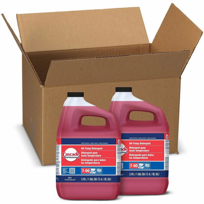 Cascade Professional All-Temp Dish Detergent Concentrate - 128 fl oz - Heavy Duty Formula - Dish/Dishwasher Detergents
