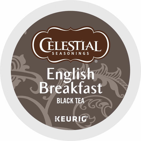 Celestial Seasonings English Breakfast Black Tea K-Cups - Rich Pods