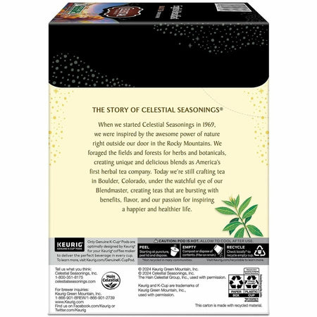 Celestial Seasonings® English Breakfast Black Tea K-Cup - Compatible with Keurig Brewer - 24 / Box