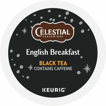 Celestial Seasonings® English Breakfast Black Tea K-Cup - Compatible with Keurig Brewer - 24 / Box