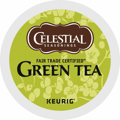 Celestial Seasonings® Green Tea K-Cups - Antioxidant-Rich Brew - 24/Box
