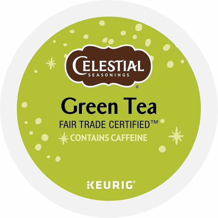 Celestial Seasonings® Natural Antioxidant Green Tea K-Cup - Compatible with Keurig Brewer - 24 / Box