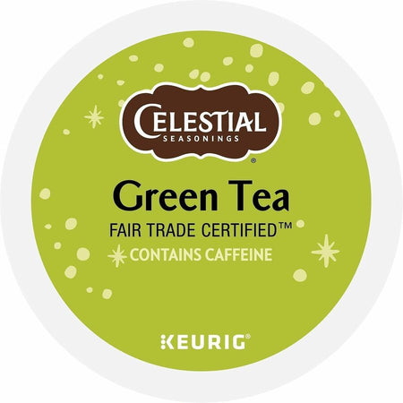 Celestial Seasonings® Natural Antioxidant Green Tea K-Cup - Compatible with Keurig Brewer - 24 / Box
