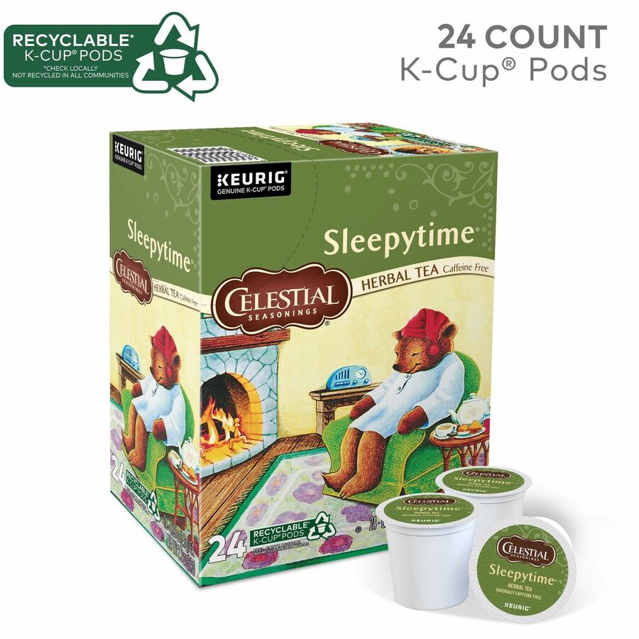 Celestial Seasonings® Sleepytime Herbal Tea Single Serve K-Cup Pods 24 Count