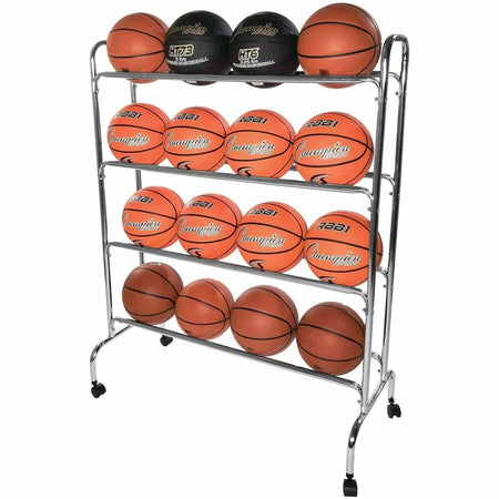 Champion Sports 16 Ball Powder-Coated Ball Cart - Alternate-Image3