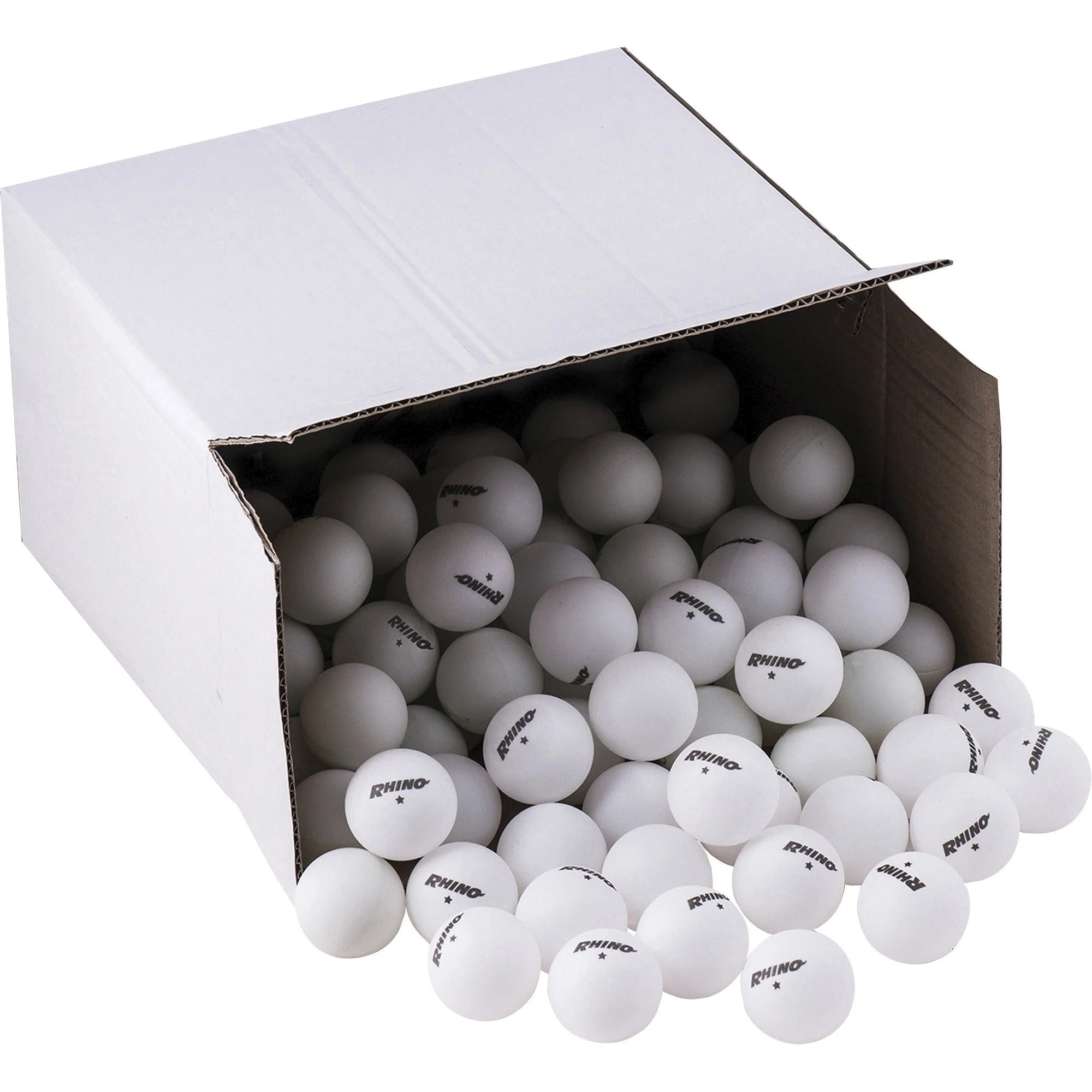 Champion Sports 1sTAR Table Tennis Balls Bulk Pack - 144 White - Equipment