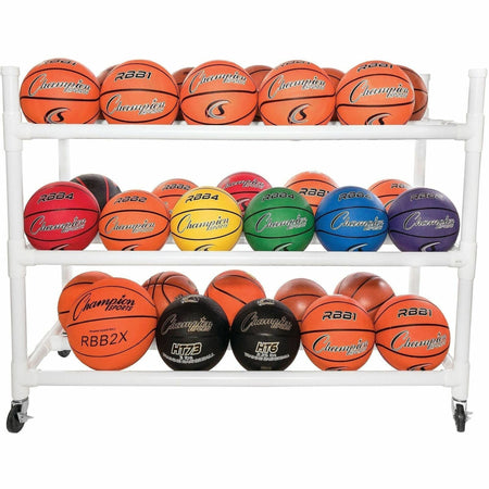 Champion Sports 30 Basketball Heavy-Duty Cart - 2000