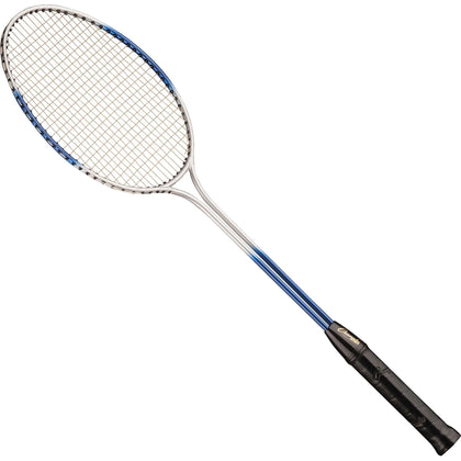 Champion Sports Badminton Racket: Blue Nylon & Steel Blend - Equipment