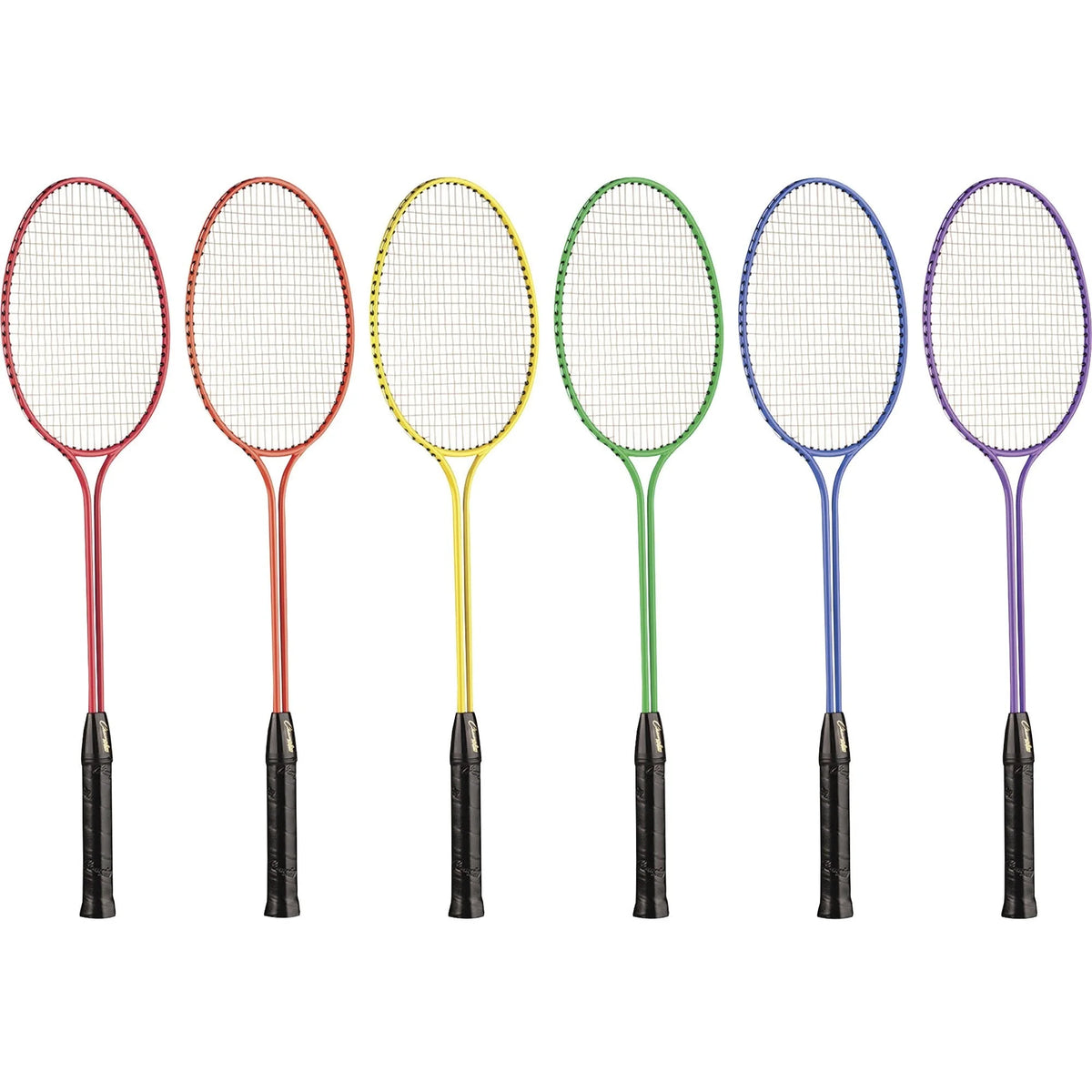 Champion Sports Badminton Racket Set - Colorful Twin Shaft Design - Equipment