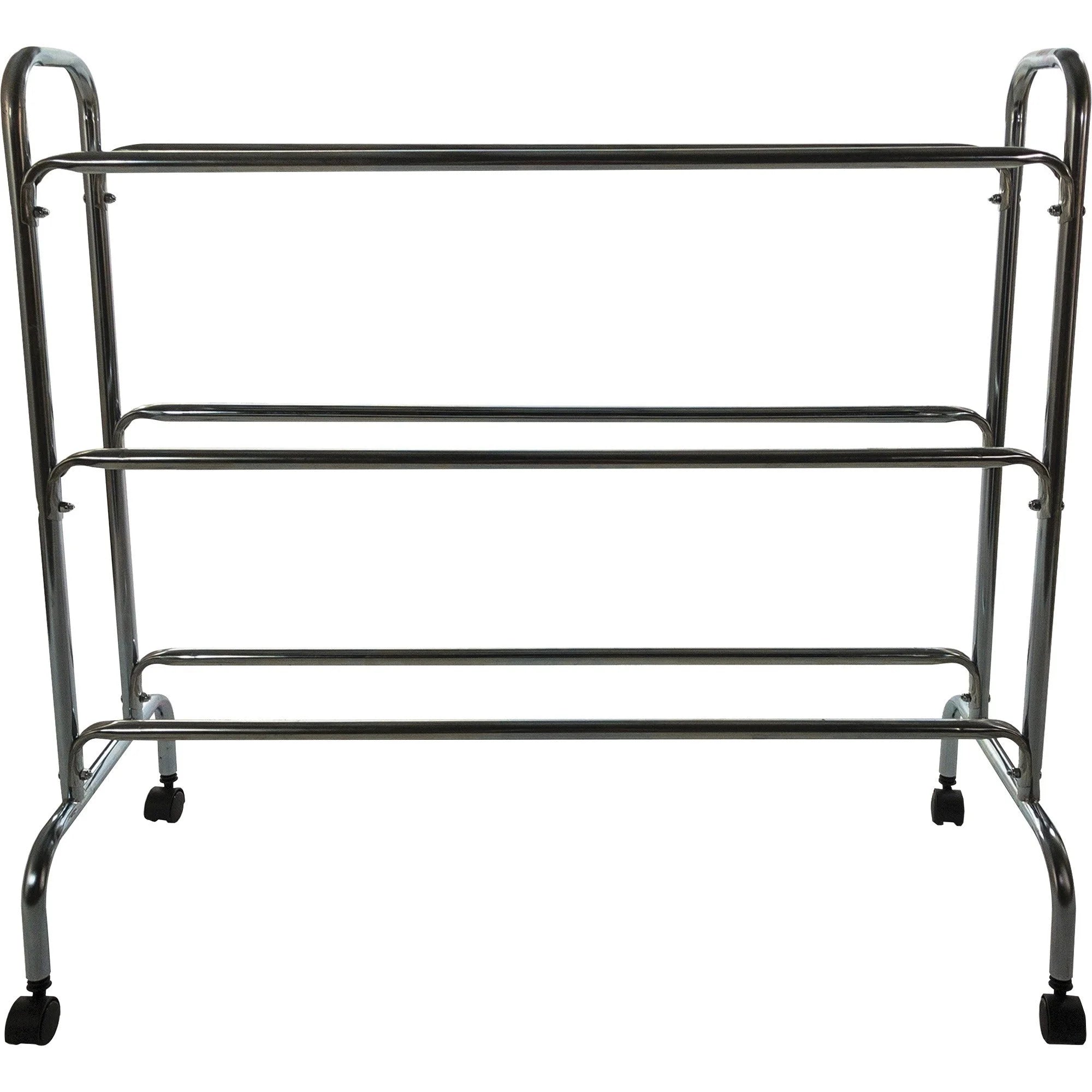 Champion Sports Ball Cart: 12-Ball Powder-Coated Storage Solution - Equipment
