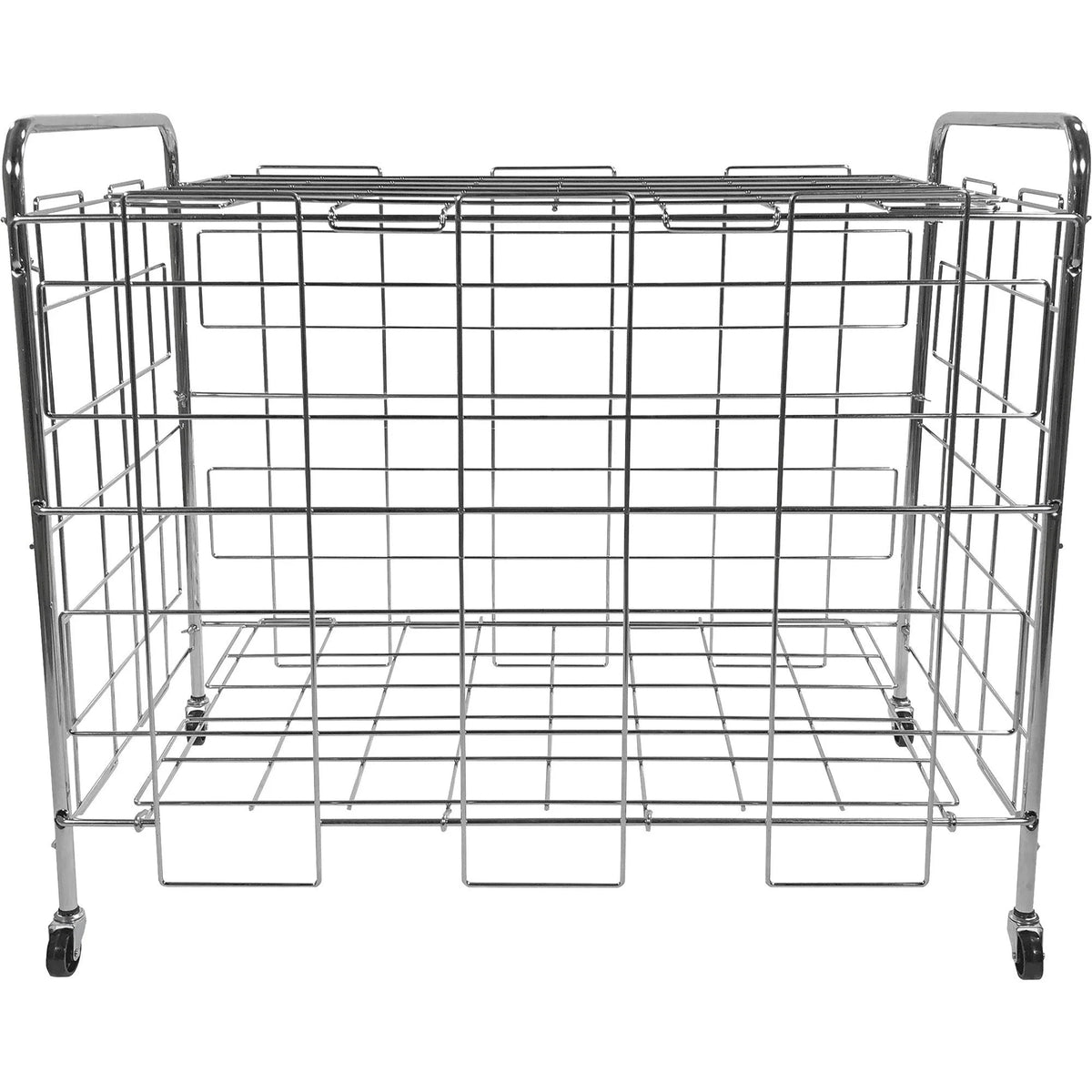 Champion Sports Ball Locker: Portable Lockable Steel Storage - 41’’x24’’x36’’ - Silver - Equipment